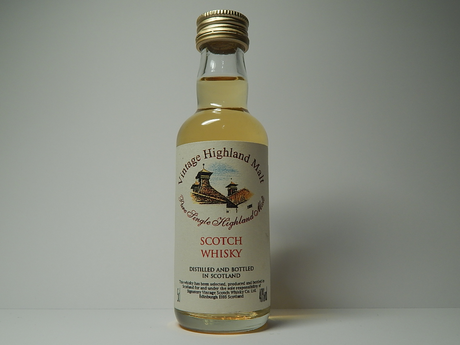 Vintage Highland Malt PSHMSW 8yo 5cl 40%vol